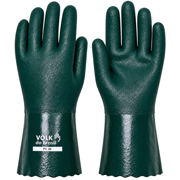 Luva de PVC 26cm Verde