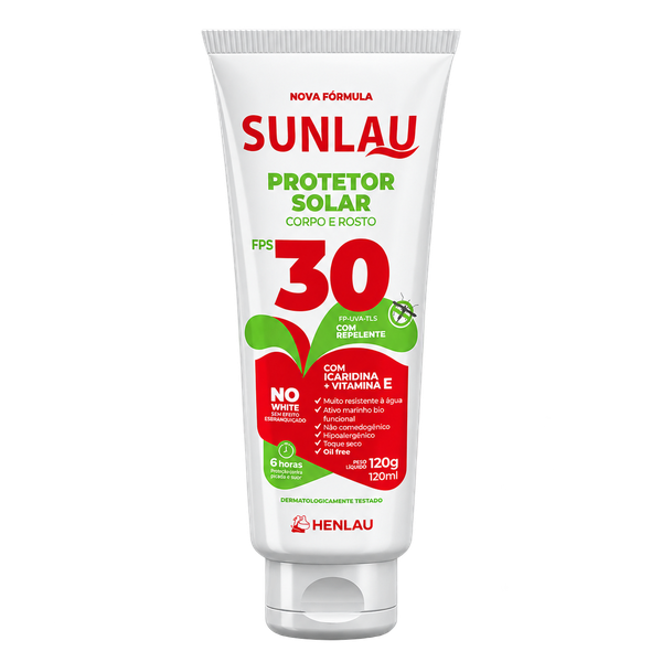 Sunlau Protetor Solar FPS 30 com Repelente