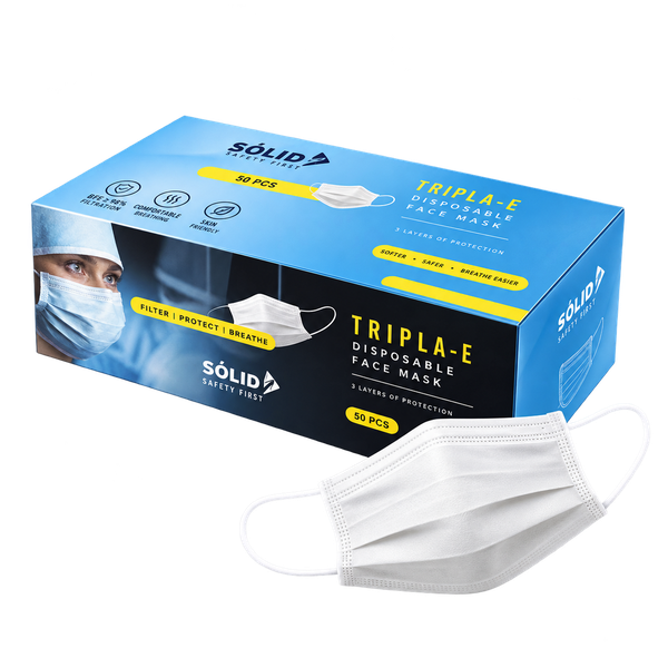Máscara de Proteção Facial Tripla-E (Descartável)