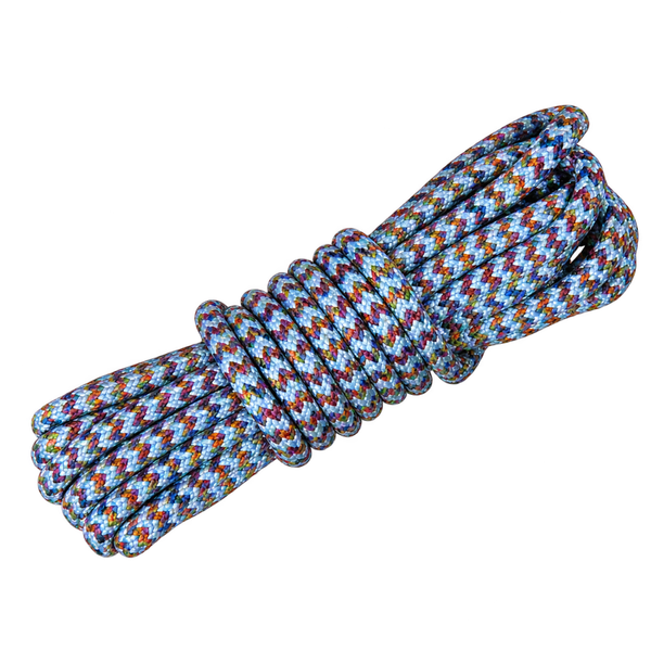 Corda Náutica de Polipropileno 8mm (Cor Arco-Íris)