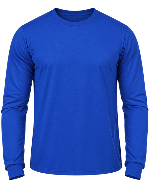 Camiseta Manga Longa PV Malha Fria Azul Royal